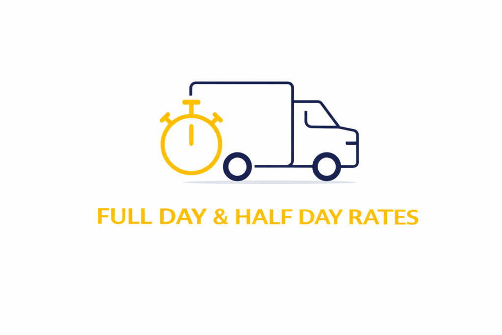 Tag Courier FULL DAY HALF DAY RATES