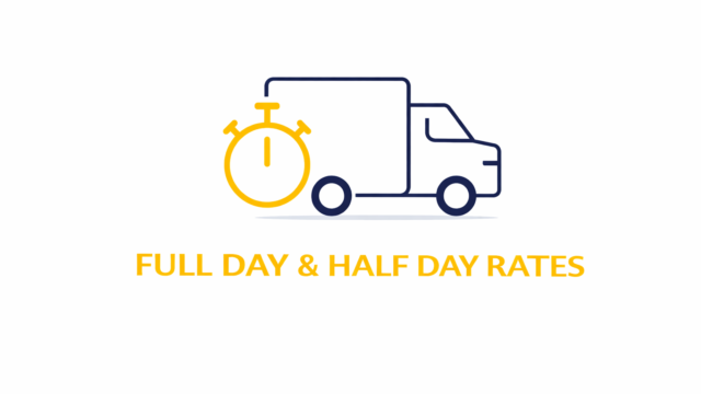 Tag Courier FULL DAY & HALF DAY RATES