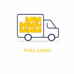 Truck loaded with multiple packages.